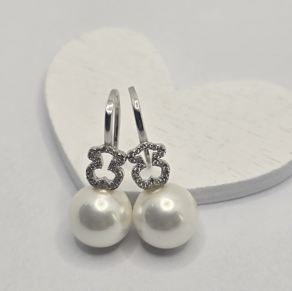 Tous Silueta Earrings with Cultured pearls